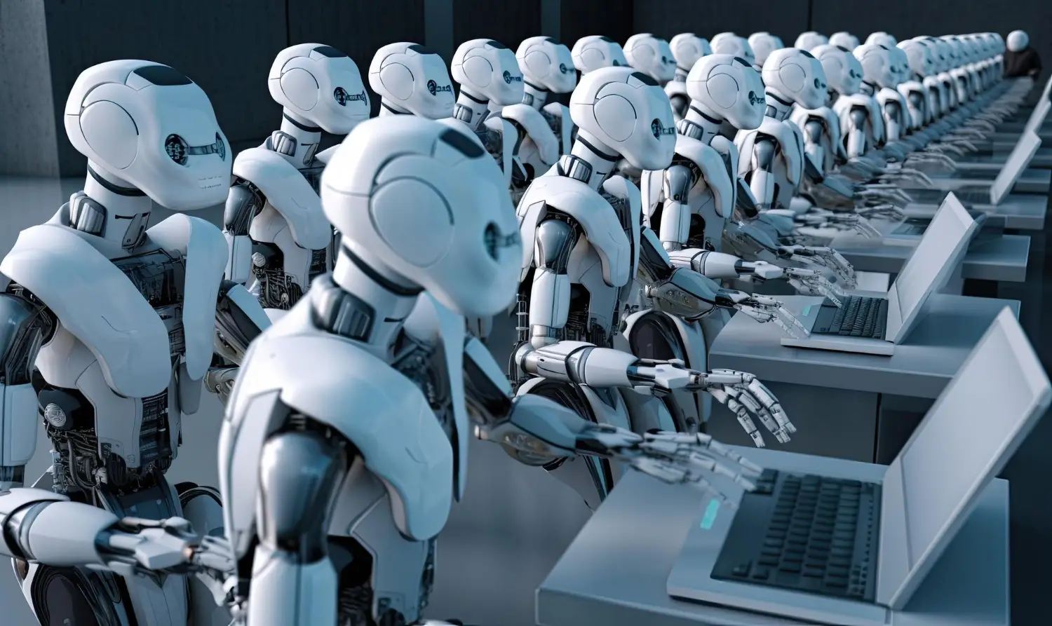 Equipo de desarrollo de software con IA