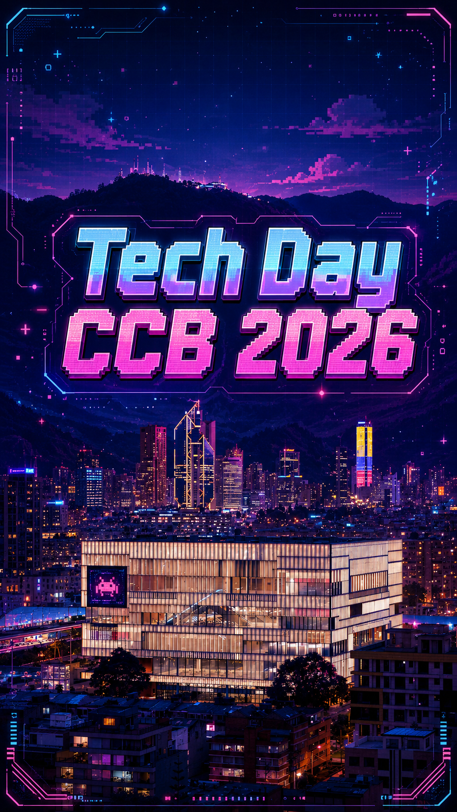 Centro de convenciones Ágora durante el Tech Day CCB 2026